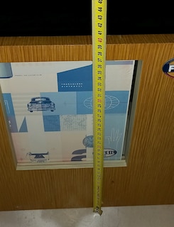 VİNTAGE FOSSIL AHŞAP PENCERE TİP PANO - 4