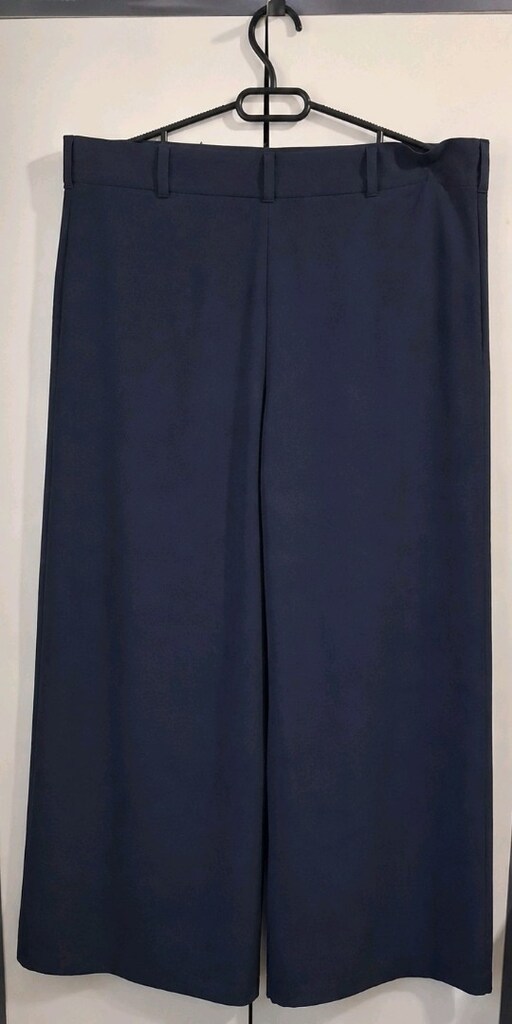 XL-XXL Lacivert Uzun Tunik & Geniş Paça Pantolon Takım Kadın Kombin - 10