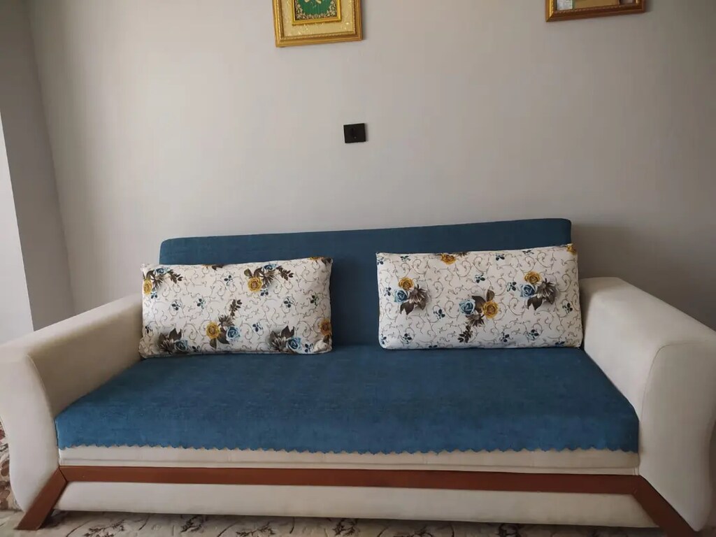 Tül perde iki fon iki de çekyat örtüsü - 4