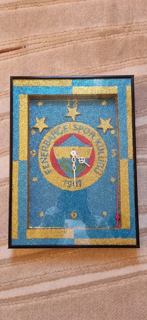 Fenerbahçeli duvar saati - 2