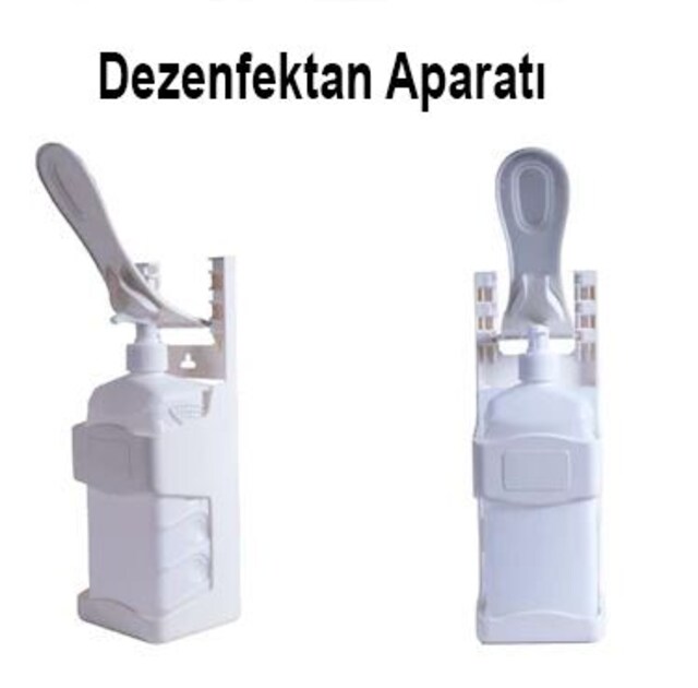 Dezenfektan aparatı ve bidonu 2 adet üsküdar merkez