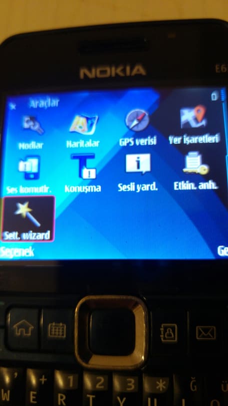 Nokia E63 blue marin (ilk sahibinden tamamiyle orjinal) - 6