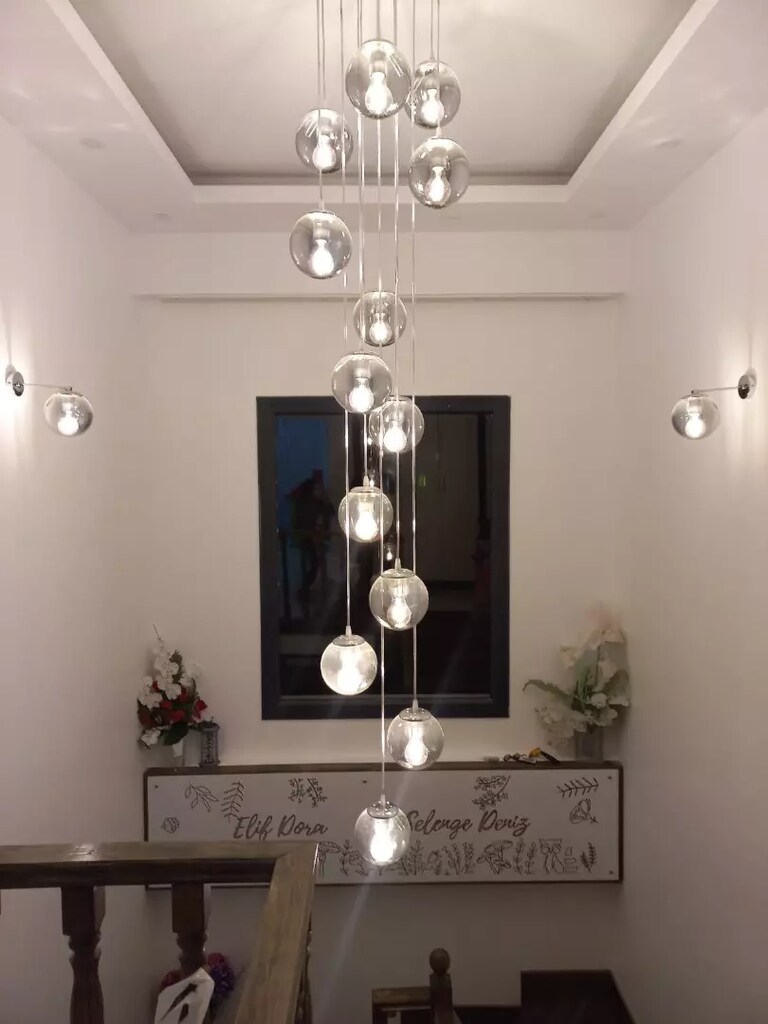 13 camlı sarkıt avize - 5