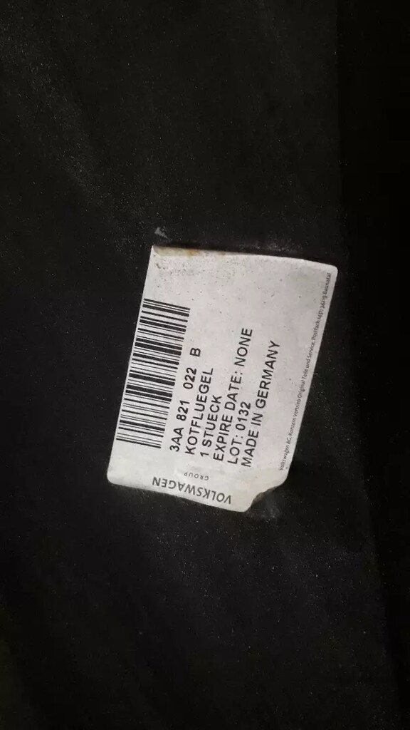 Passat sağ ön çamurluk orjinal - 2