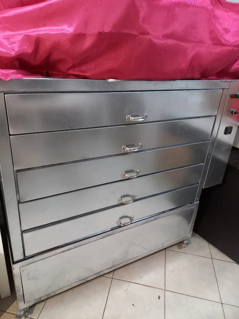 Sıfır Tekstil 5 Çekmeceli Fikse Makinesi kurutma fırını