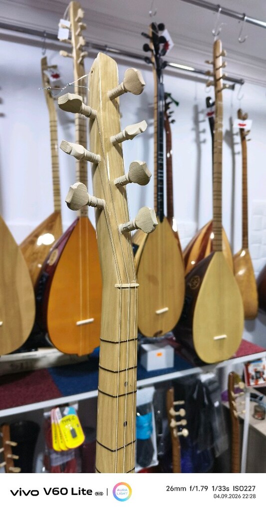 UZUN SAP FİSHMANLİ SAZ BAĞLAMA TEK FİYAT - 5