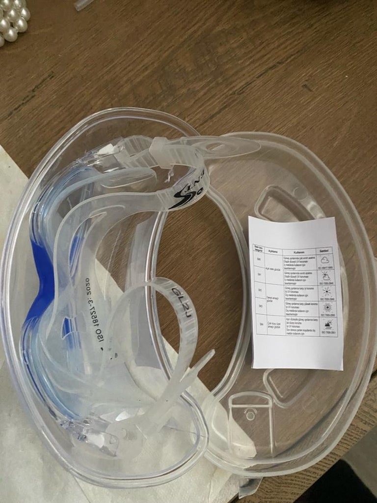 çeşitli yüzücü gözlükleri - 6
