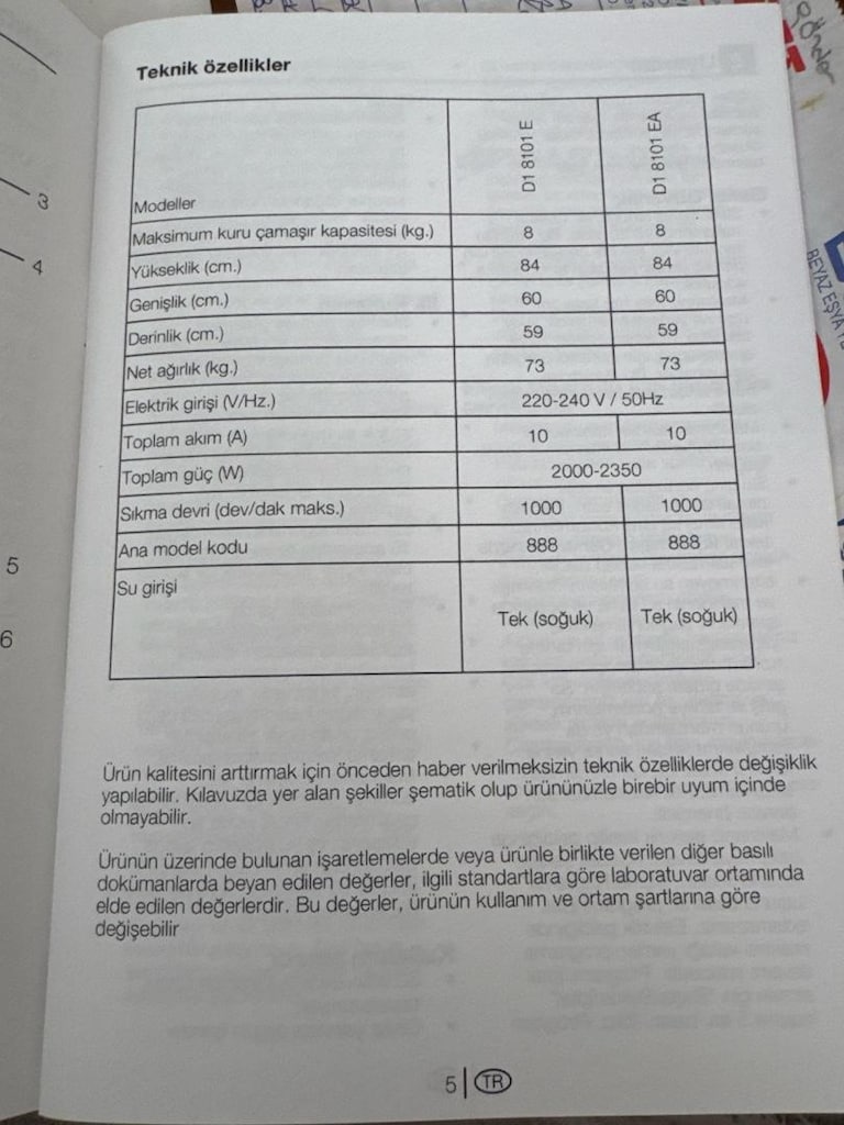 beko çamaşır makinesi - 9