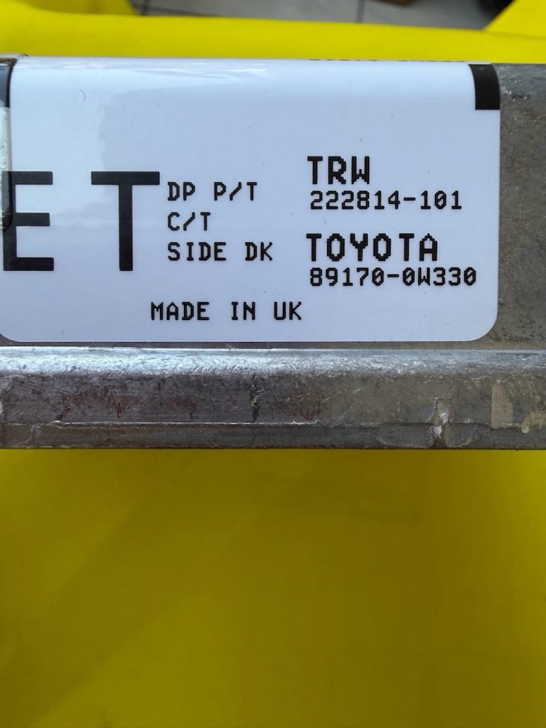 891700W330 222814101 Hava Yastigi Kontrol ünitesi TOYOTA AURIS (_E15_ - 7