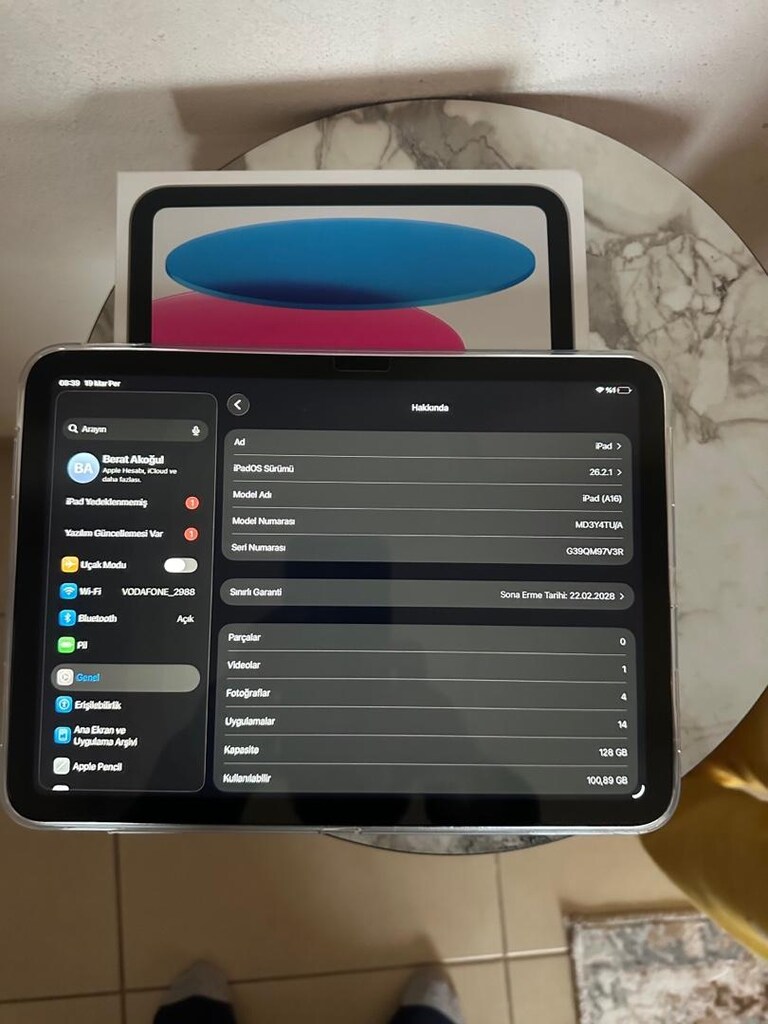 İPAD A16 128GB WİFİ - 2