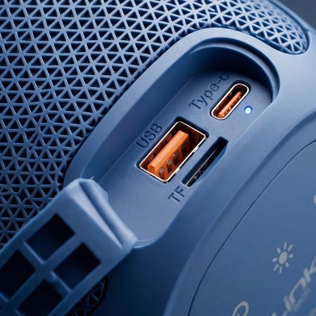 RGB Işıklı IPX5 Sertifikalı Taşınabilir Bluetooth Hoparlör R117 - 8