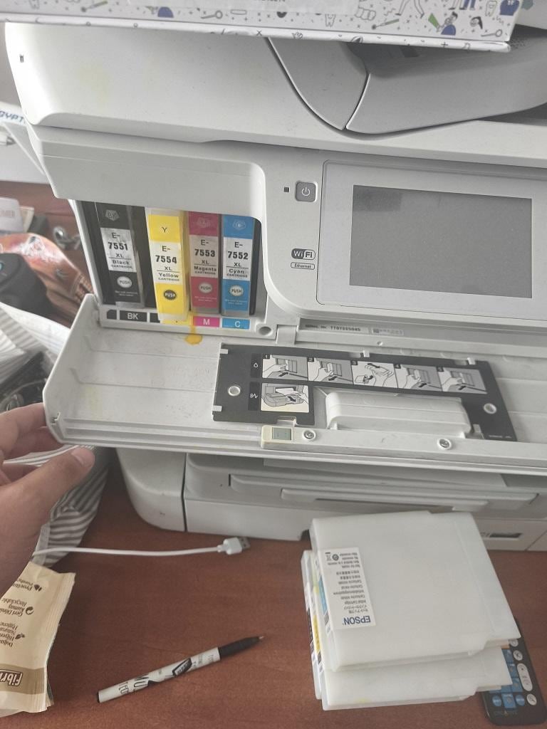 Satılık Epson WorkForce Pro WF-8510DWF A4/A3 yazıcı fotokpi tarayıcı - 3