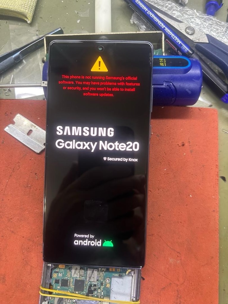 Samsung not 20 orjinal lekeli ekran - 5