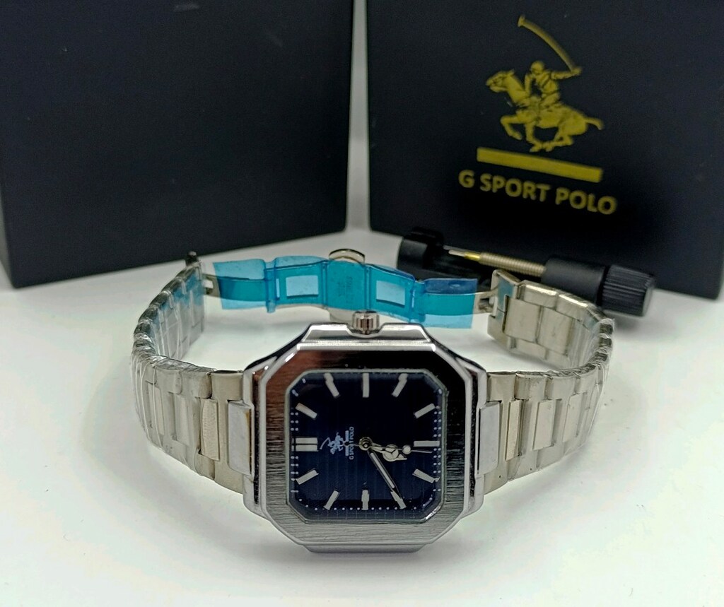 SIFIR KUTUSUNDA,G SPORT POLO (ÇELİK) KARE KOL SAATİ - 4