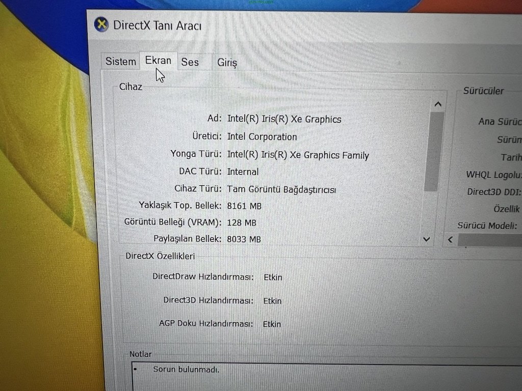 SAMSUNG GALAXY BOOK İ7 13. NESİL 16 GB RAM 512 M2SSD - 8