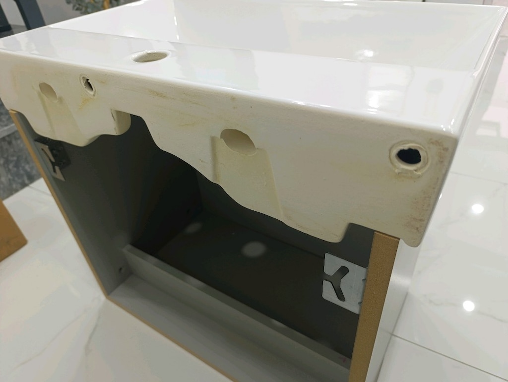 MDF Lam 59cm Aynalı Banyo dolabı - 8