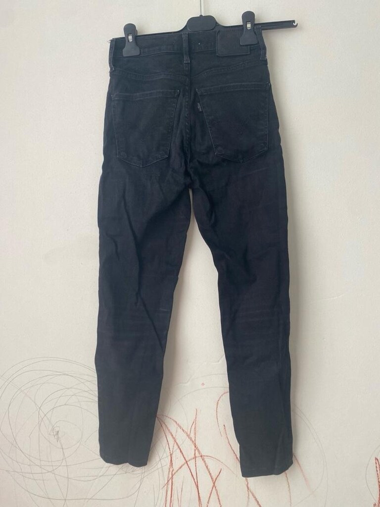 Siyah Kadın Regular Fit Midi Jean - 5