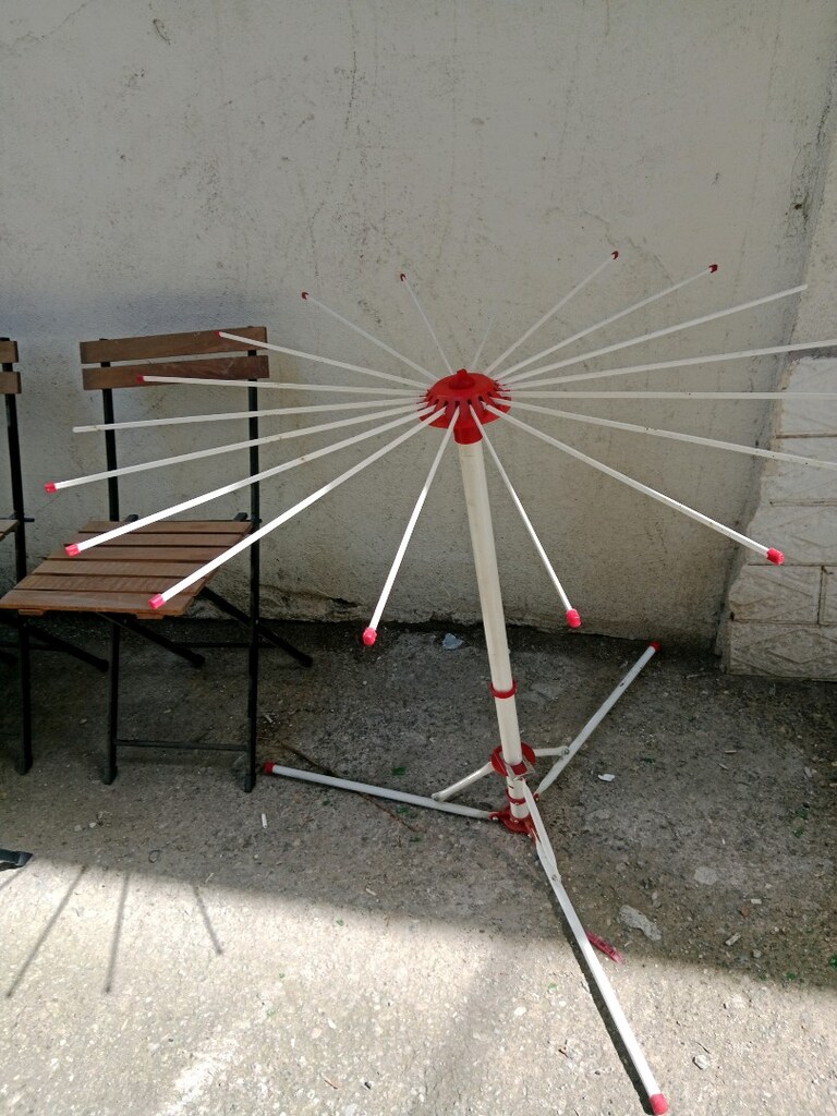Portatif katlanabilir Çamaşır askılığı - 6