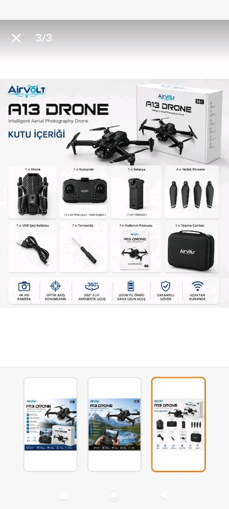 A13 DRON SIFIR AYARINDA - 3