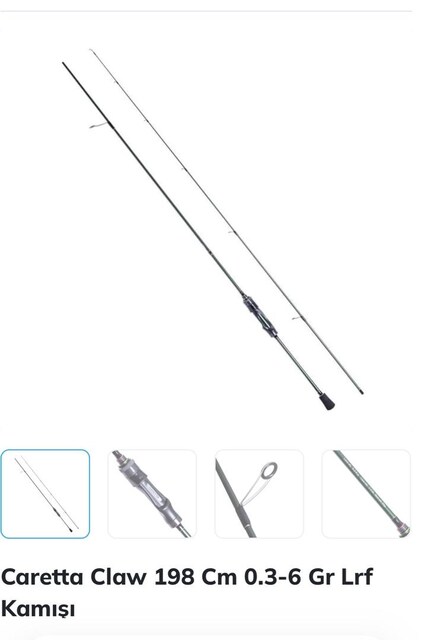 caretta claw 03-6 Mükemmel hissiyat tubular lrf aji kamışı
