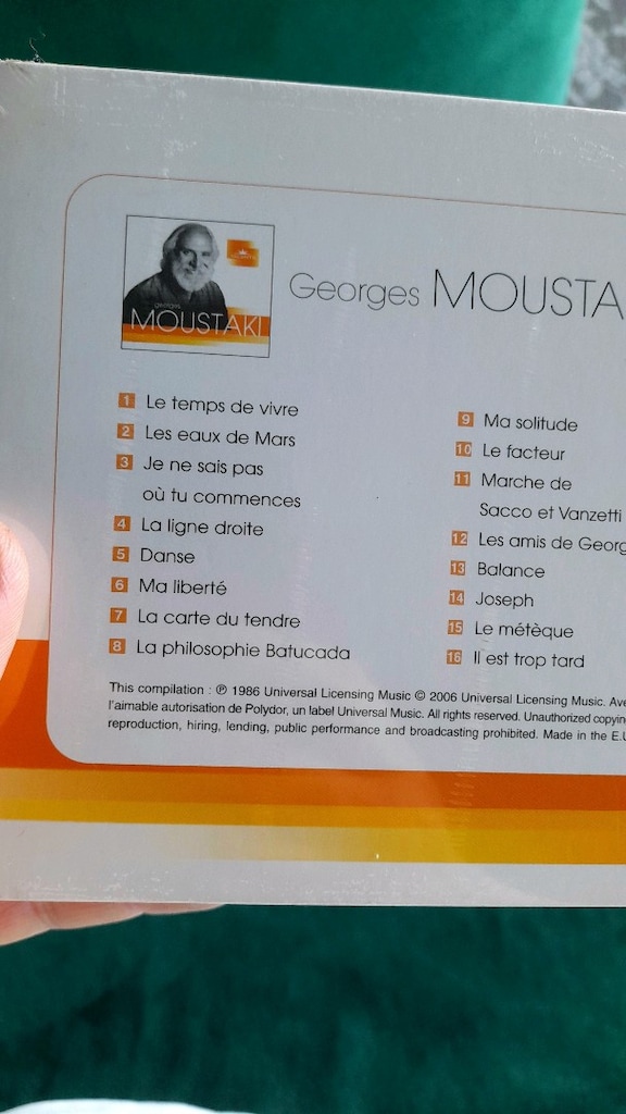 Moustaki müzik CD - 5
