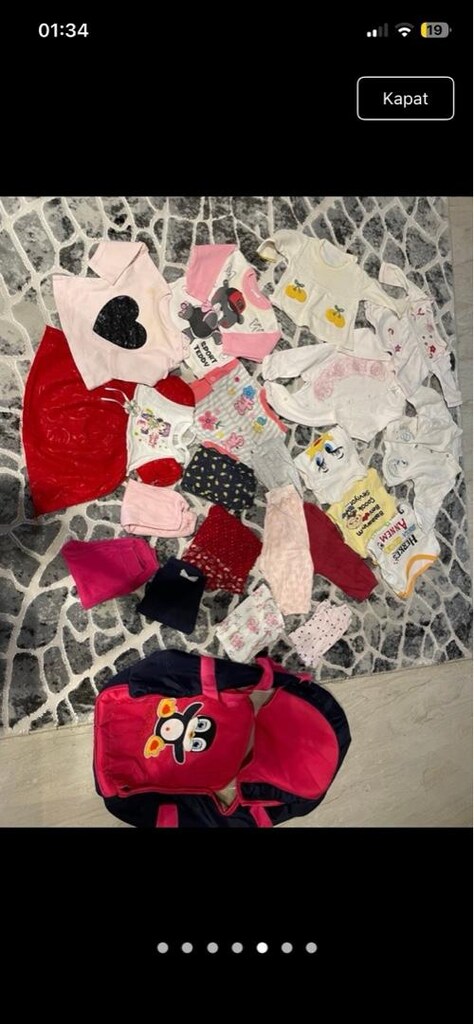 Yenidoğandan 1 yaşa kadar kız bebek kıyafetleri - 2