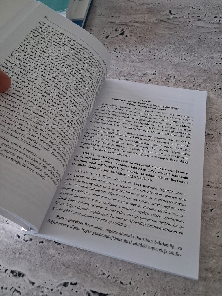 Sigorta Hukuku Uygulama Kitabı - 6