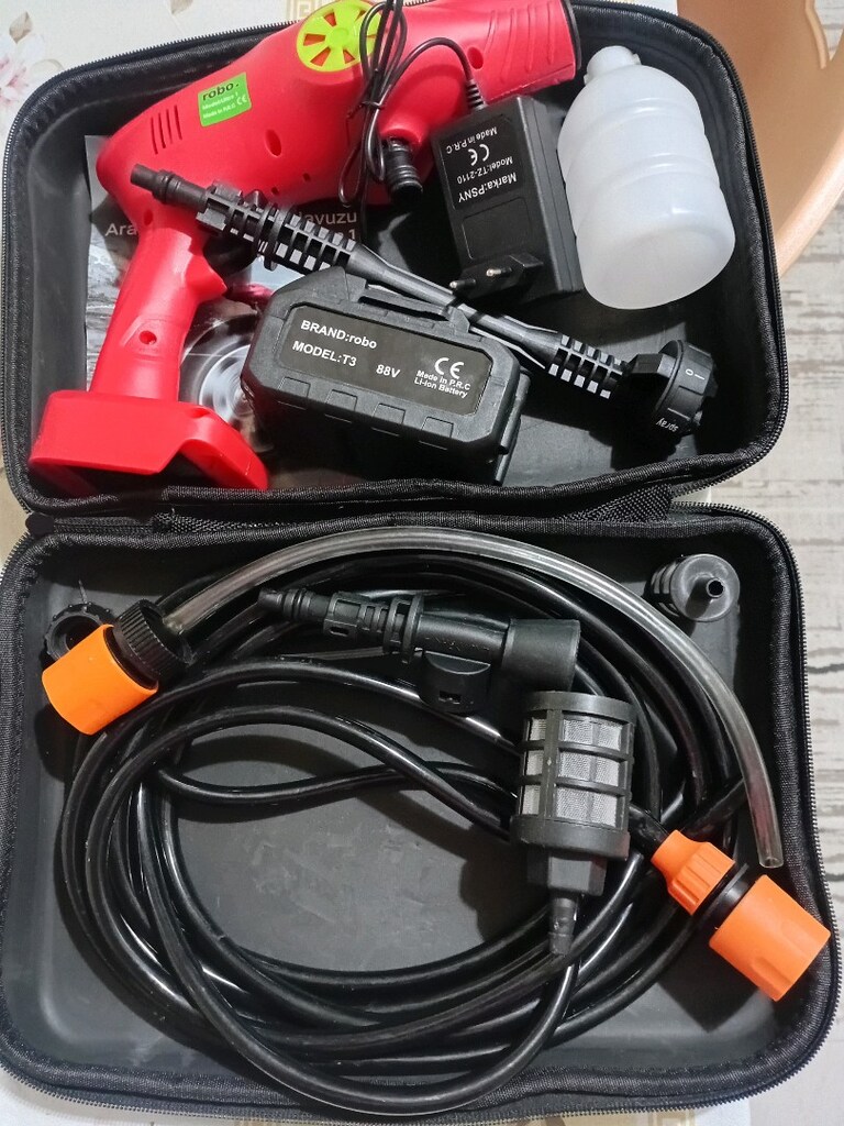 Robo Şarjlı basınçlı yıkama tabancası - 2