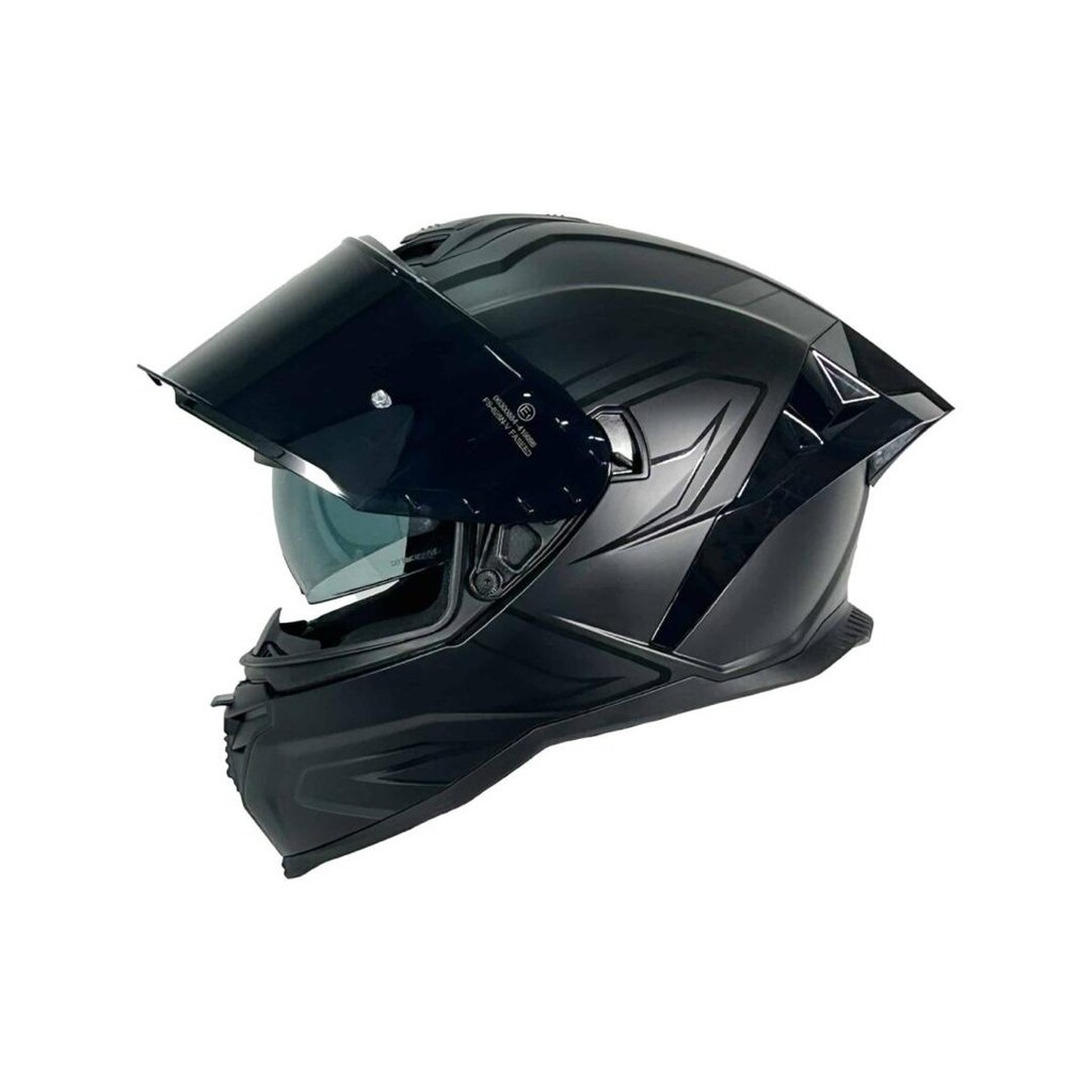 SWAY SW-867 KAPALI KASK - Black Line - 2