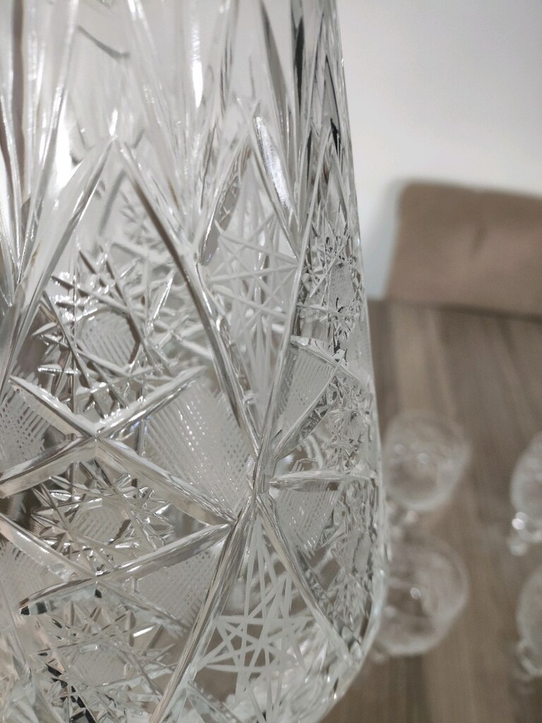 kesme kristal kadeh takımı - 8