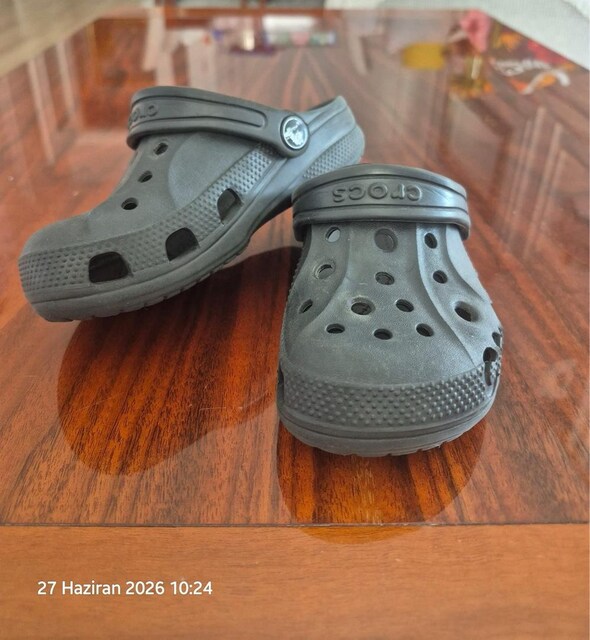 Siyah Orijinal Çocuk Crocs - C12 (29-30 Numara)