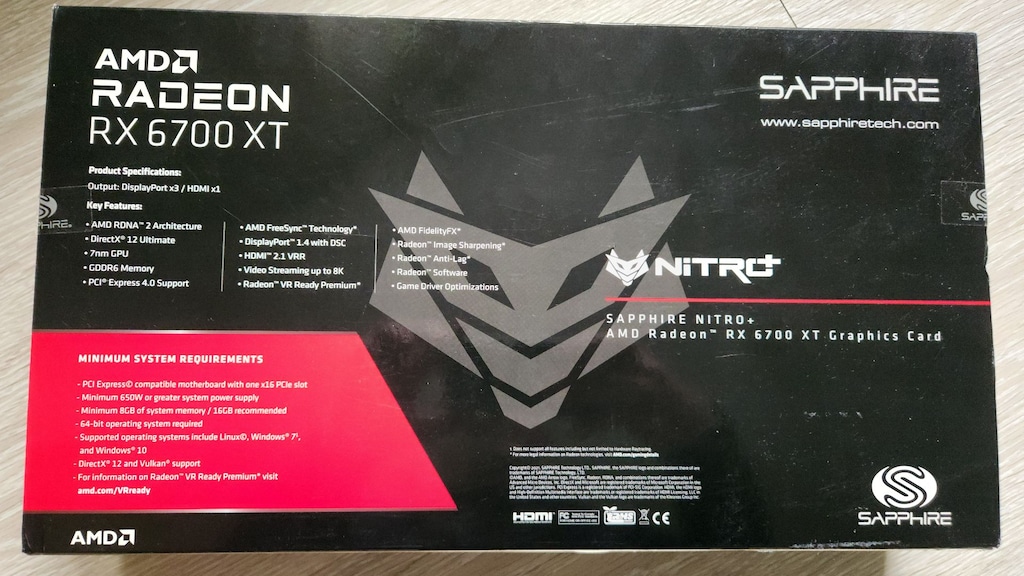 Sapphire RX 6700 XT Nitro+ 12 GB GDDR6, 192 Bit Ekran Kartı - 2