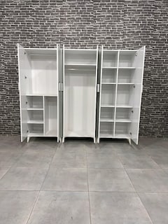MDF 6 kapaklı elbise dolabı - 6