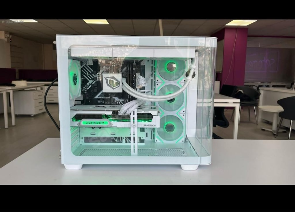 Monster Tulpar TD3 V1.1.3 Beyaz | RX 9070 XT 16GB | 7500F | 32GB - 2