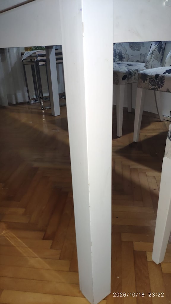 IKEA BJURSTA Açılır Yemek Masası 175-260 cm - Beyaz - 7