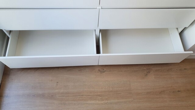 IKEA MALM 6 Çekmeceli Şifonyer + Nissedal Aynası | Beyaz