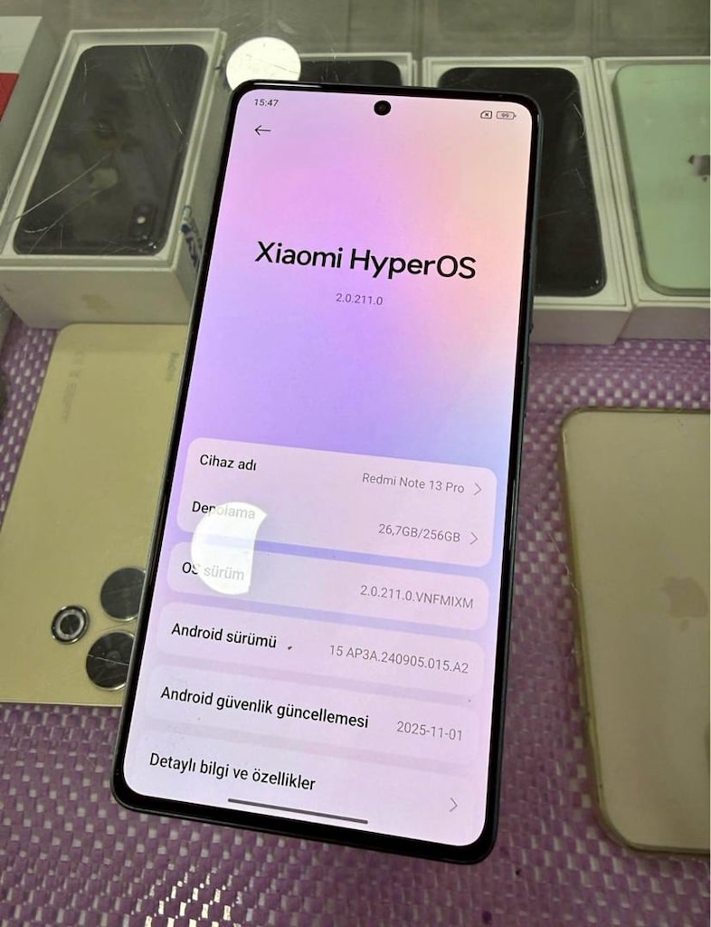 REDMİ NOT 13 PRO 8 RAM 256 GB 4.5 G KAYIT YAPILDI SERVE - 5