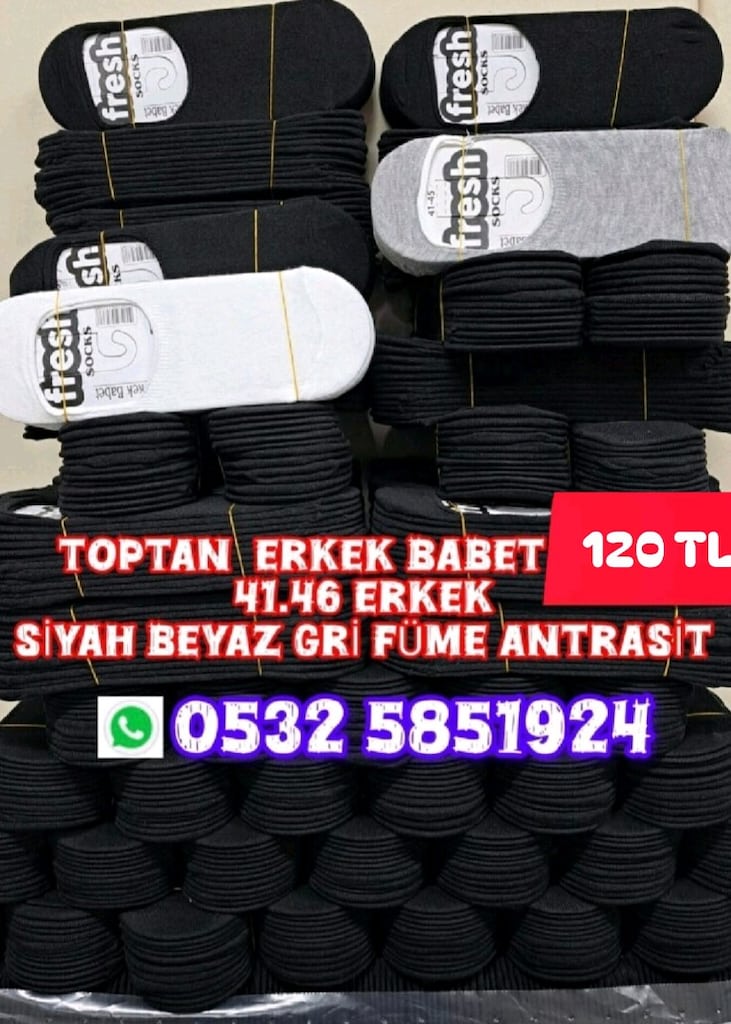 Babet toptan bay bayan 120 TL