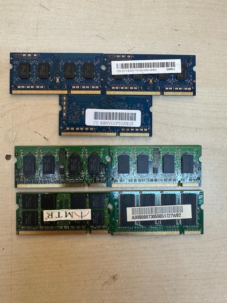 3ad DDR3 4 ad. DDR2 LAPTOP RAMİ toplu satış - 2
