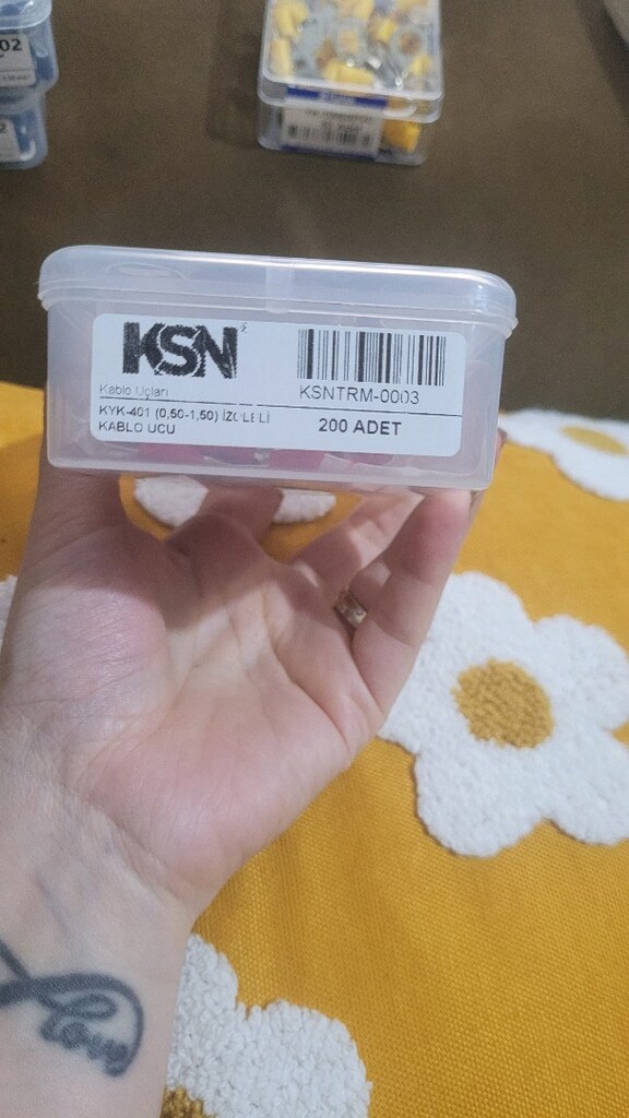KSN KYK-401 0,50-1,50 mm² M4 İzoleli Kablo Pabucu - 2