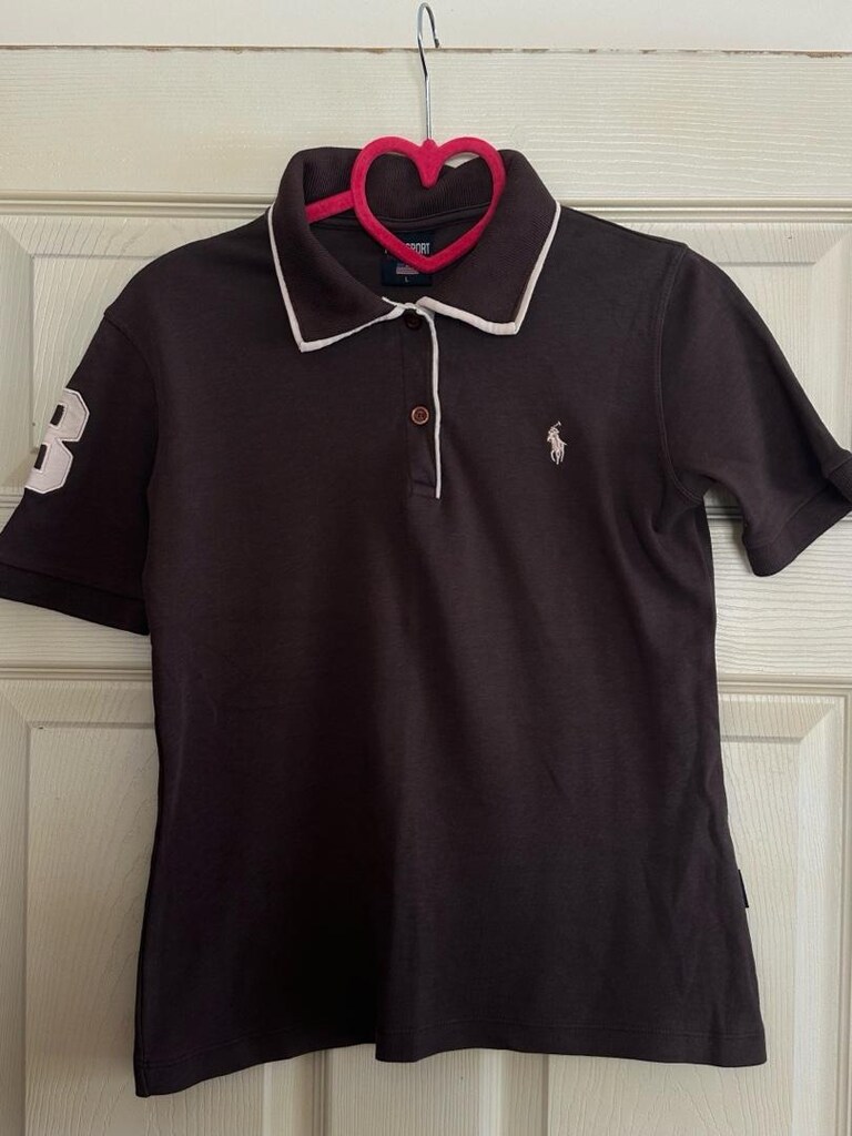 Ralp Lauren Polo Sport acı kahverengi tişört