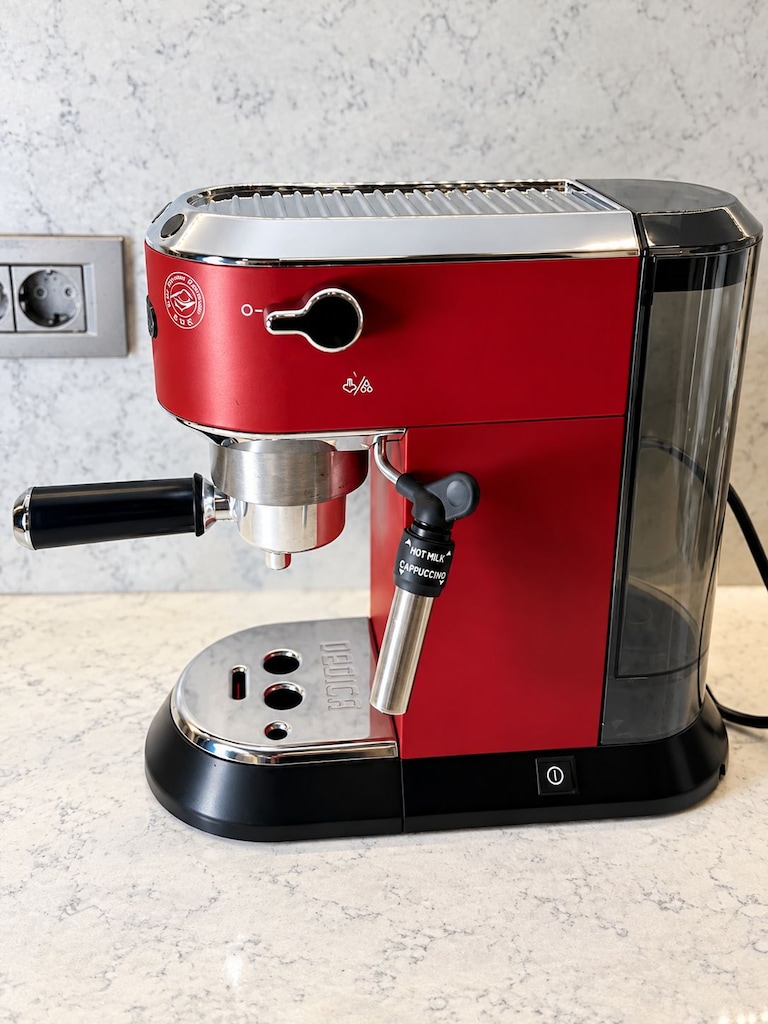 De'Longhi Dedica Kırmızı Espresso ve Cappuccino Makinesi - 5
