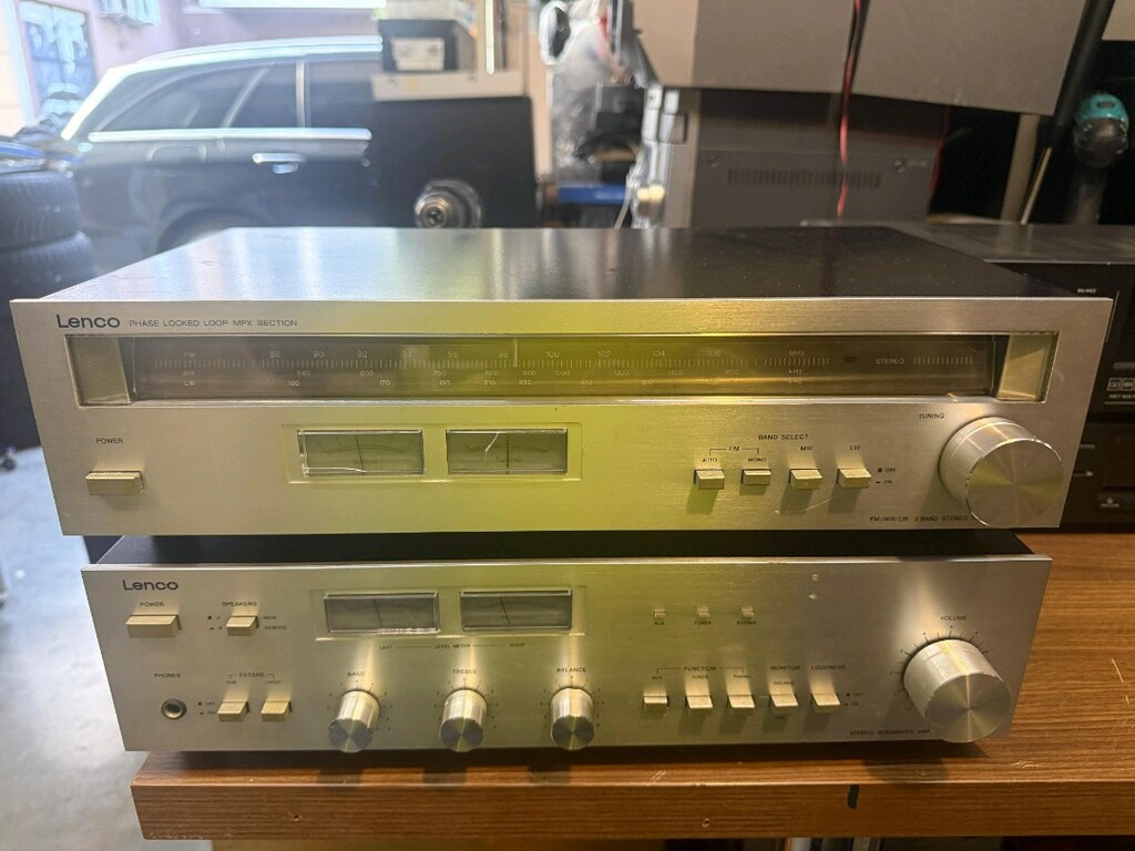 Lenco MAP 3400 25+25 Watt Stereo Amplifikatör ve Lenco MTN4300 Radyo - 2