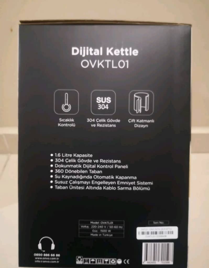 Onvo digital kettle - 4
