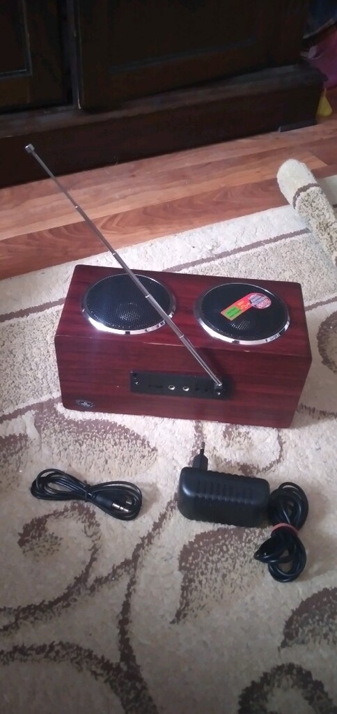 müzik çalar aux sd flasbellek radyo adaptörle pille - 2