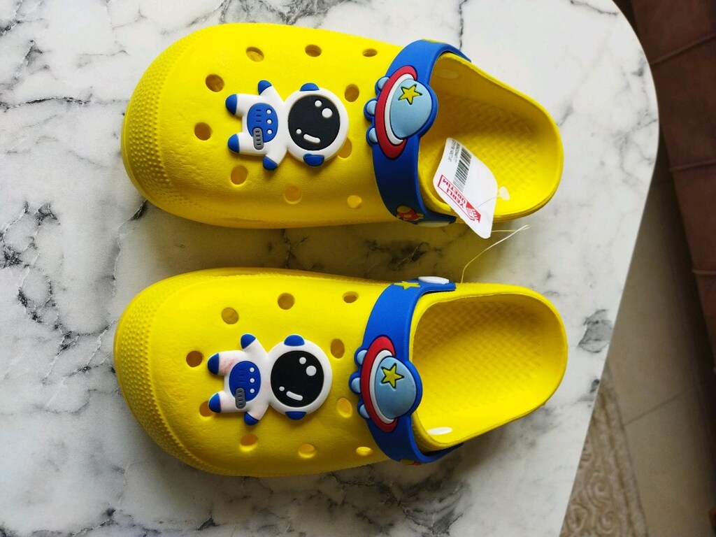 Gezer marka 34 no canlı sarı renk unisex cros terlik - 10