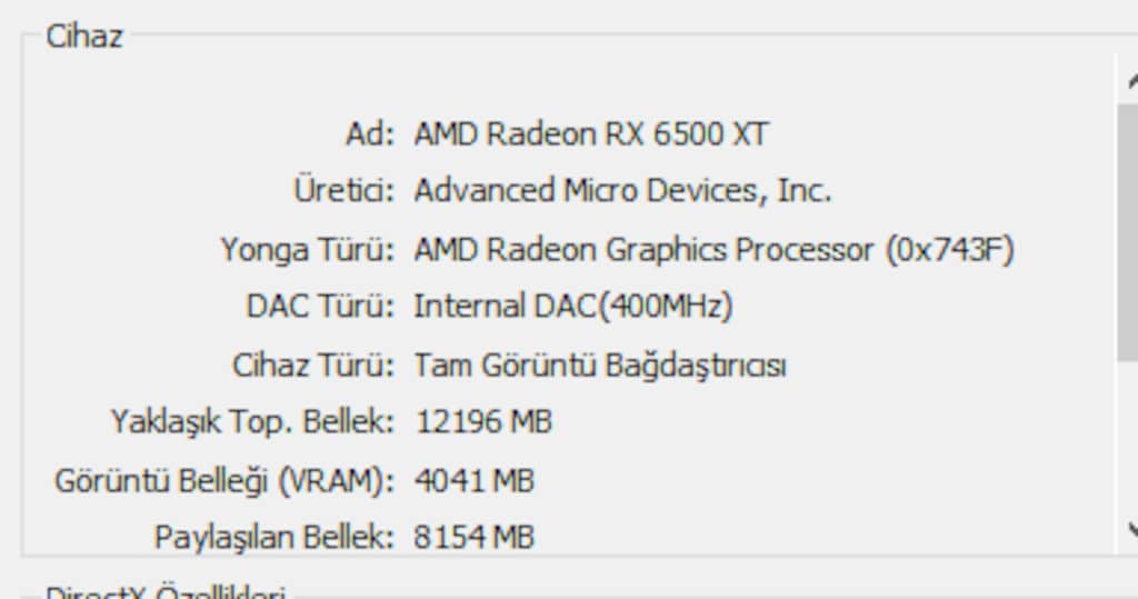MASTER | RX6500XT/RYZEN 5 1600 CPU/256GB SSD/16 GB RAM/GAMİNG KASA - 8