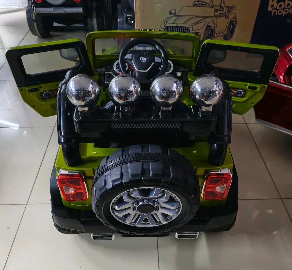 (AnkaCar ÇOCUK oto galeri)12+12 2 MOTOR KUMANDALI AKÜLÜ ARABA JİP - 3