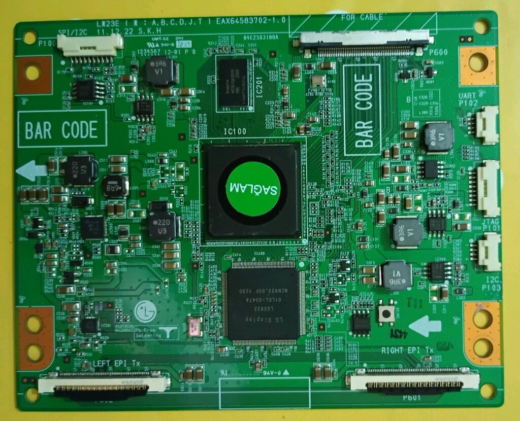 EBT62050903, EAX64583702-1.0, LG 42LM860V, 47LM860V, 55LM860V, TCON - 2