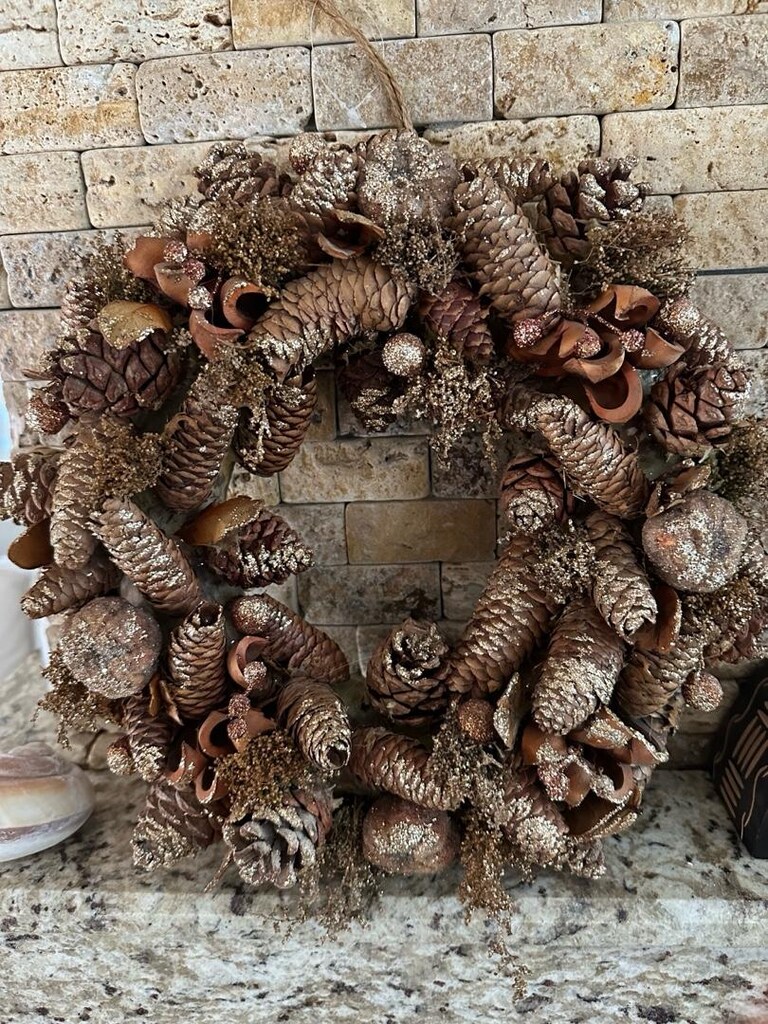 Paşabahçe bakır çelenk/kapı süsü
